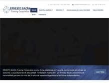 Tablet Screenshot of ernestobazan.com